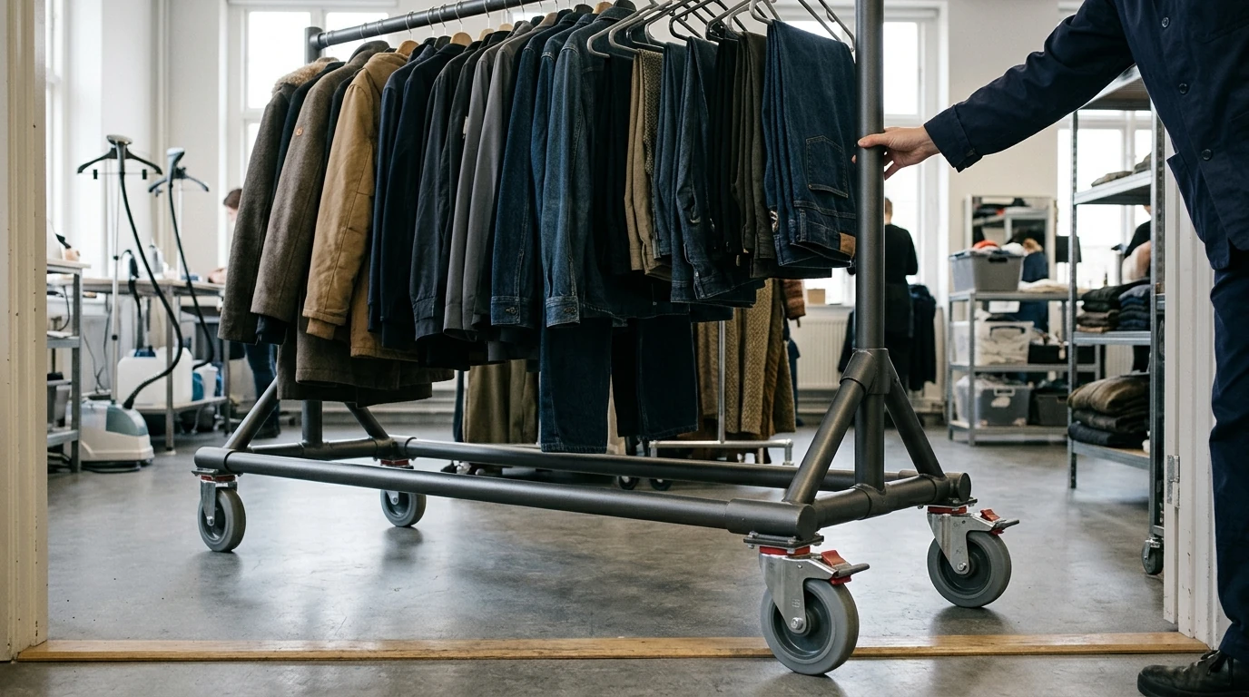 Heavy-Duty Rolling Clothing Rack: Capacity & Caster Tips